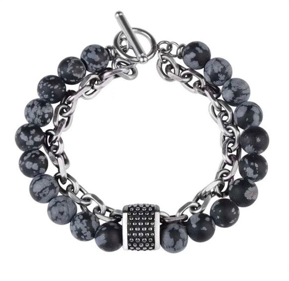 Natural Charm Stone Bracelet for Men