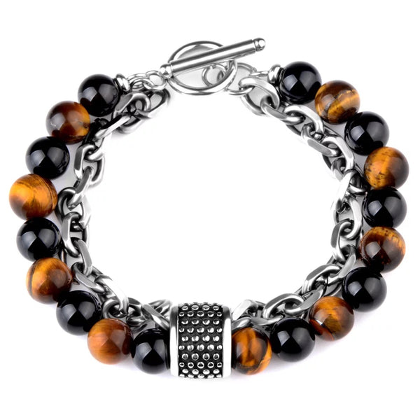 Natural Charm Stone Bracelet for Men