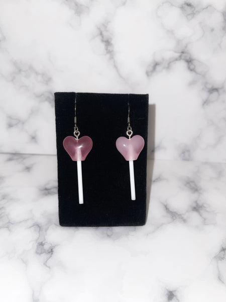 Heart Lollipop Earrings