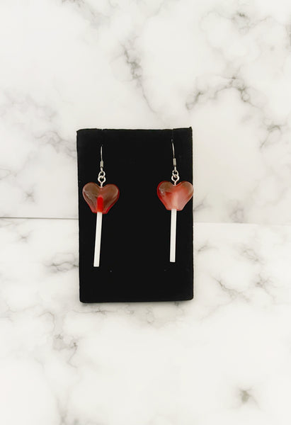 Heart Lollipop Earrings